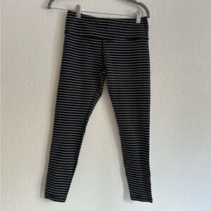 Striped Black and White Leggings
